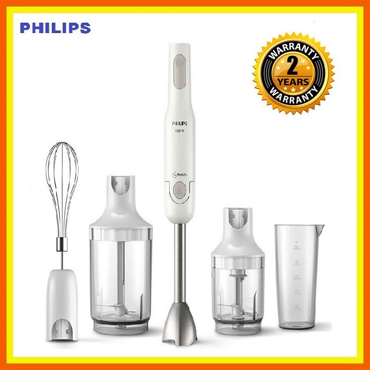 Máy xay sinh tố cầm tay Philips HR2537- Hàng chính hãng-Bảo hành 24 tháng