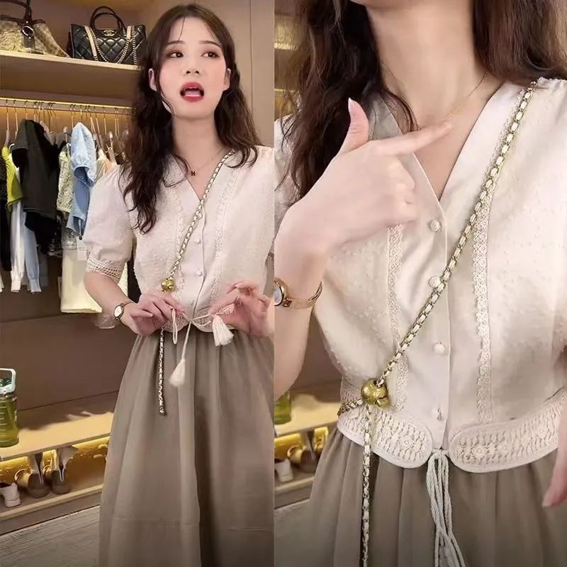 Áo Sơ Mi Tay Ngắn Phong Cách Hàn Quốc Thời Trang Mùa Hè Hàng Mới 2022