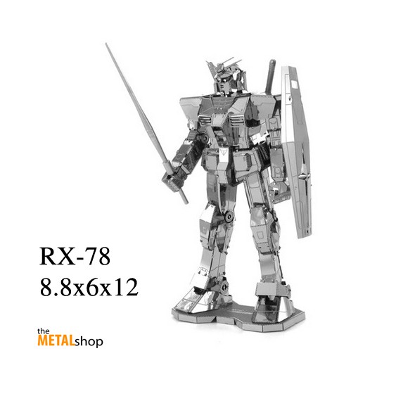 Mô Hình Lắp Ghép 3d kim loại gundam