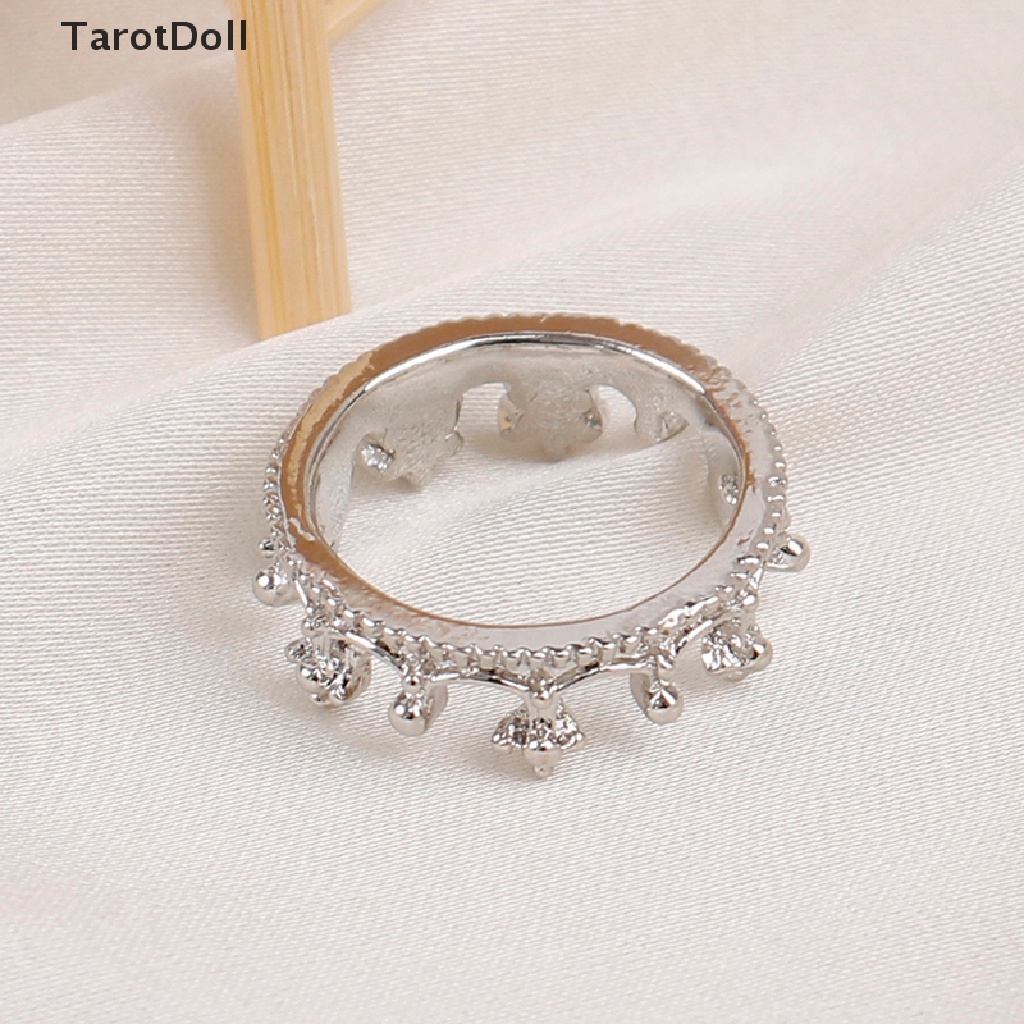 Vương Miện Kim Loại Mini Dành Cho Búp Bê Tỷ Lệ 1: 12