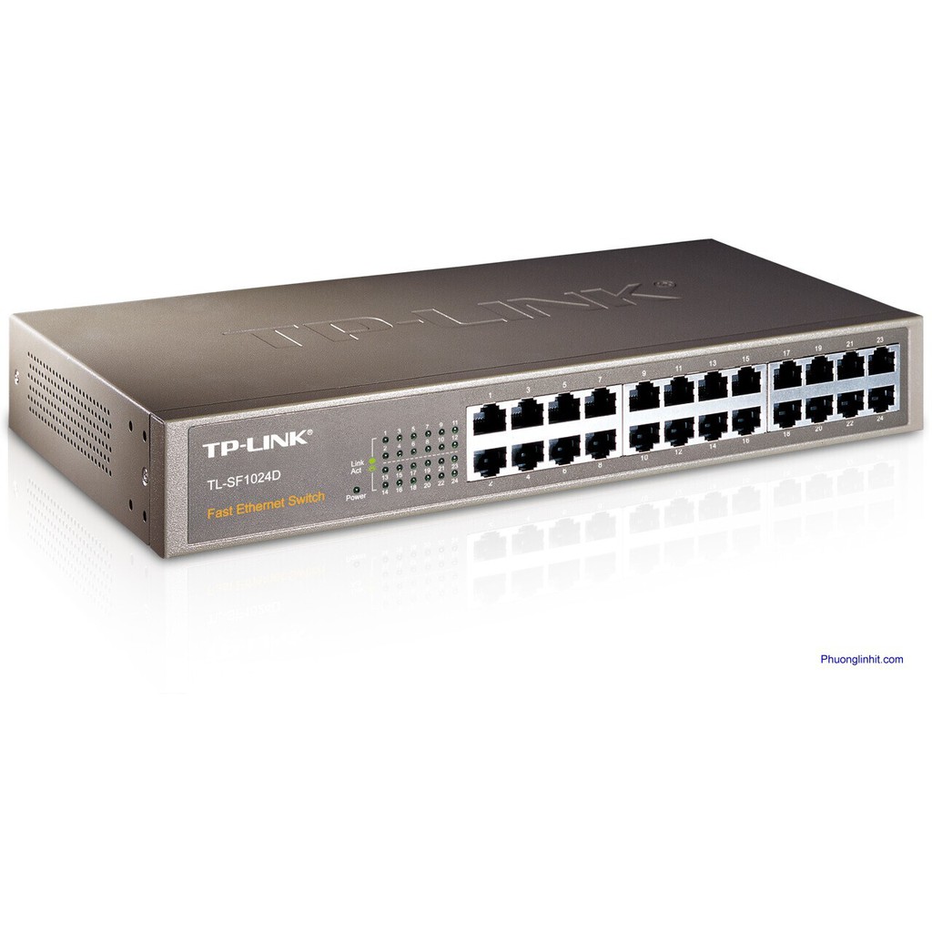 Switch TPlink 24 port chính hãng TL-SF1024D. Vi Tính Quốc Duy.