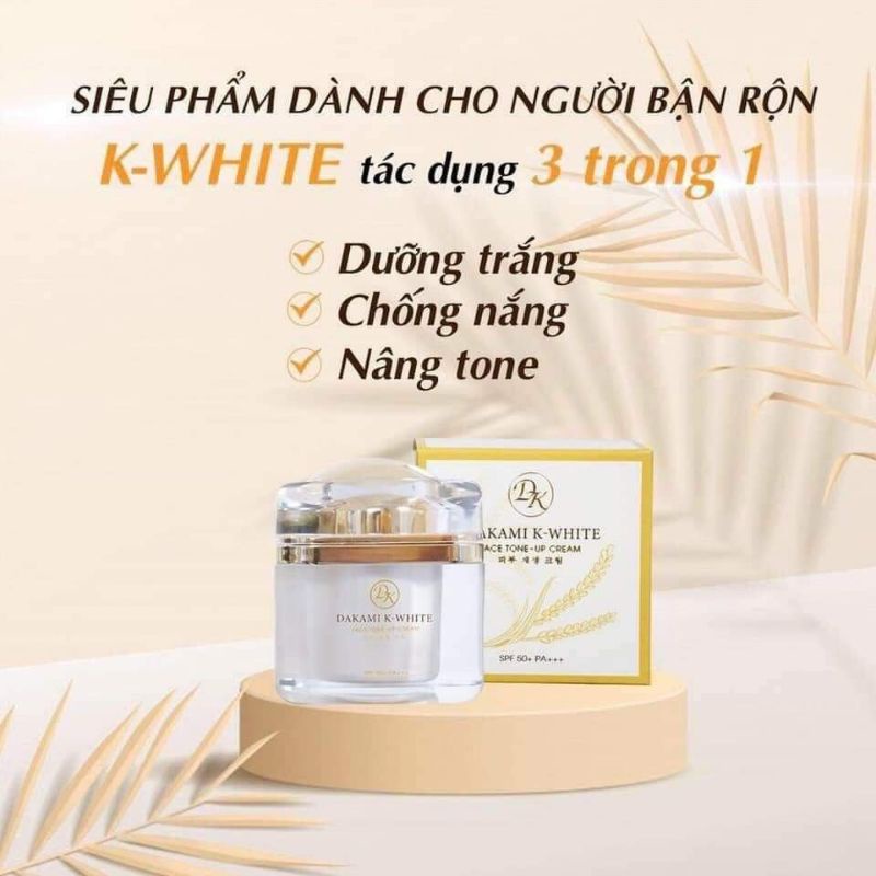 Kem Ngày Dakami K-White Chính Hãng Mua 2 Tặng 1