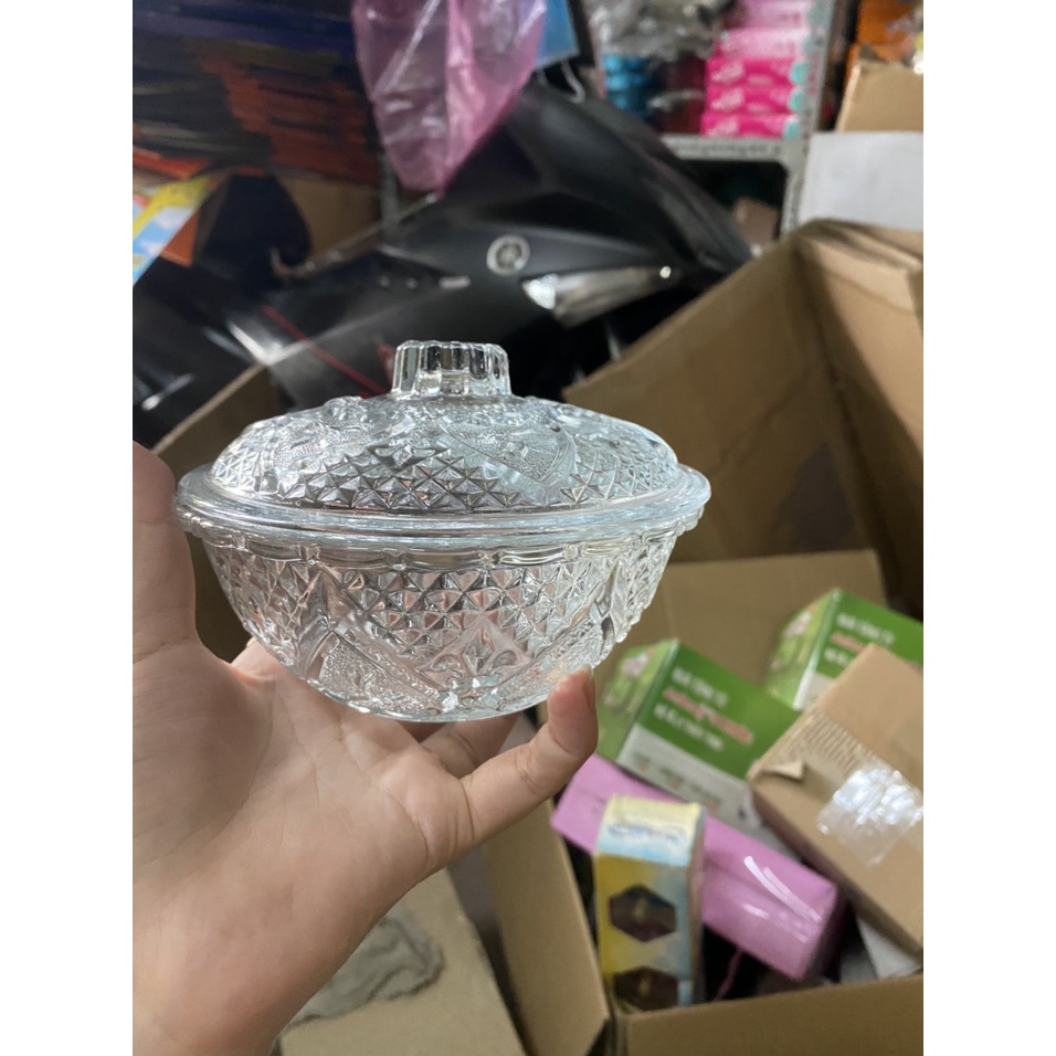 THỐ THỦY TINH CÓ NẮP