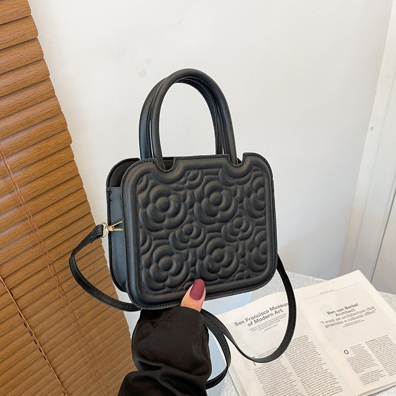 Túi Đeo Chéo Hình Vuông Nhỏ Màu Trơn Thiết Kế Đơn Giản Thời Trang Mùa Xuân Cho Nữ 2022