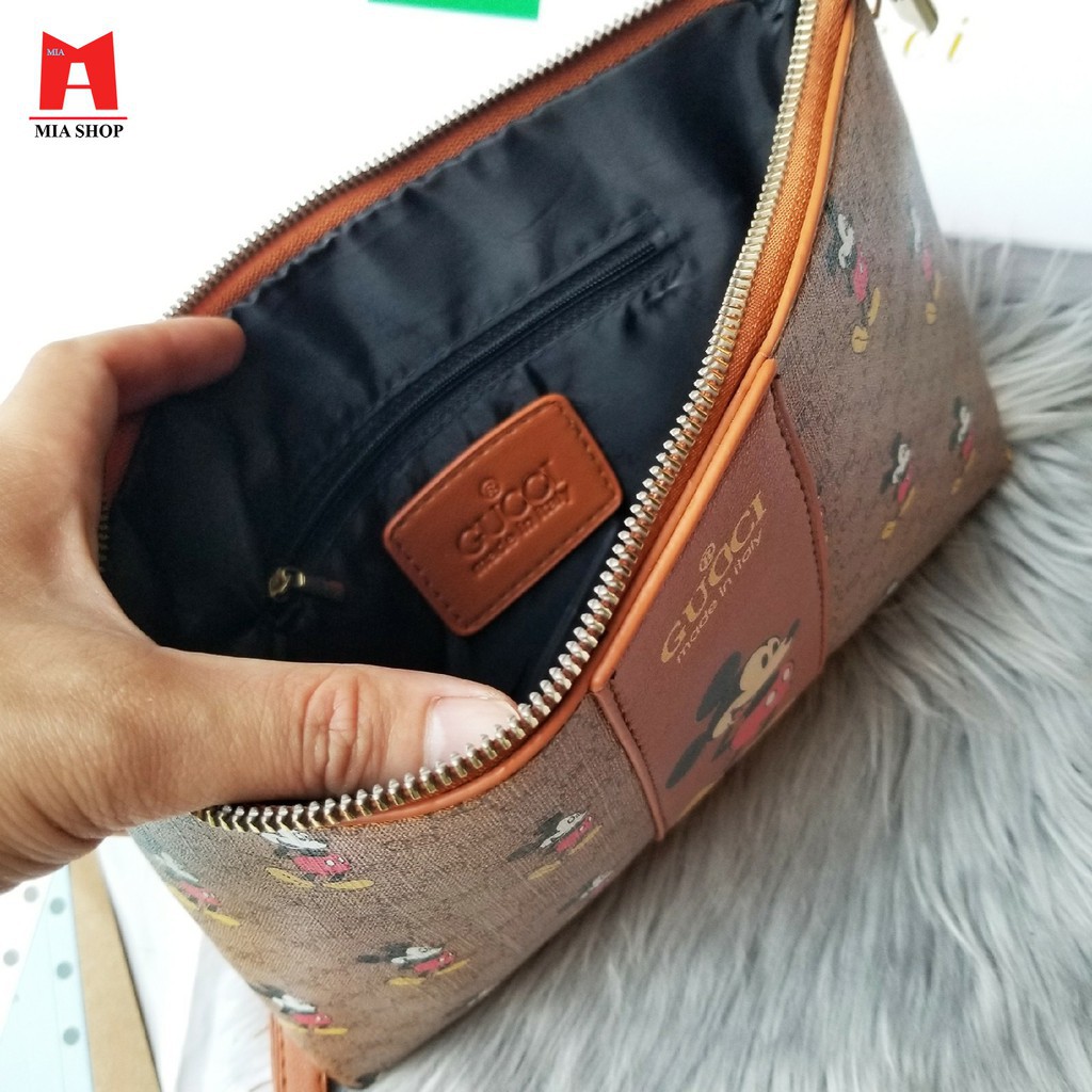 Ví Cầm Tay Nam Nữ Bản To Có Dây Đeo Tay Đựng Vừa Máy Tính Bảng Điện Thoại Da PU Cao Cấp Sang Trọng Màu Đen BTVGC6