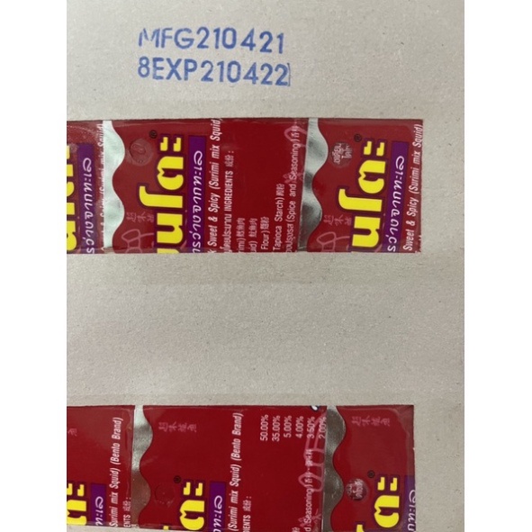 13 Gói mực bento thái lan/dây mực bento đỏ/xanh/cam | BigBuy360 - bigbuy360.vn