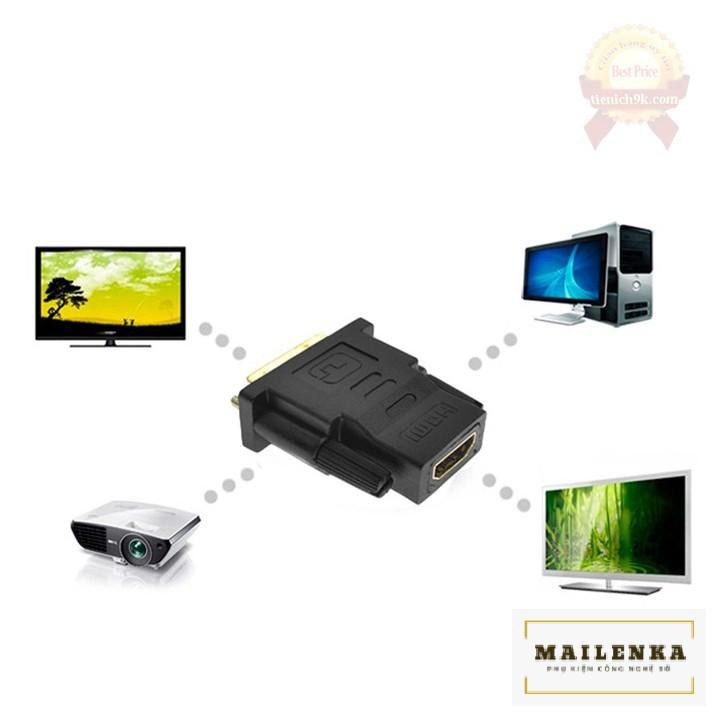 Đầu chuyển đổi DVI sang HDMI | DVI 24+1 hỗ trợ Full HD 1080 F747SP1