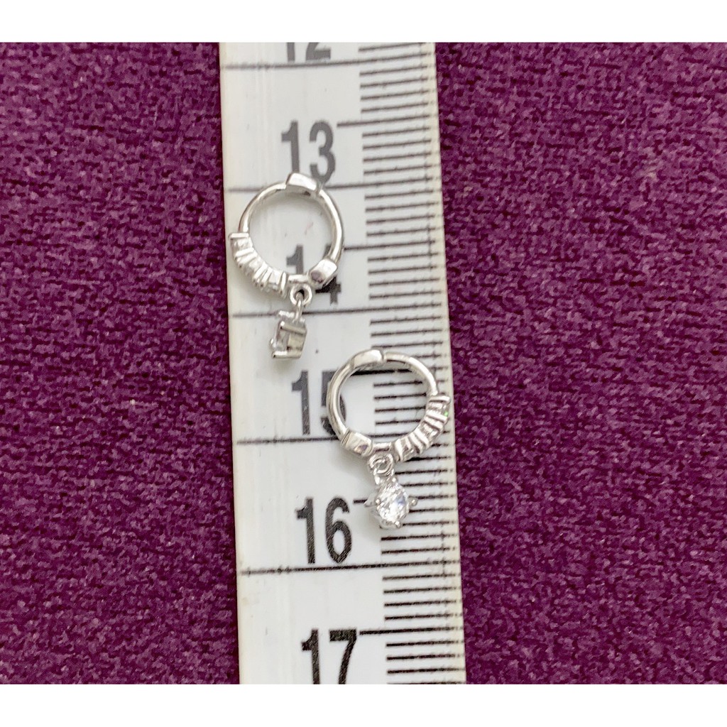 Bông Tai Nữ Cá Tính Bạc 925 Hình Tròn Sang Trọng Cho Nữ - Bảo Ngọc Jewelry B2441