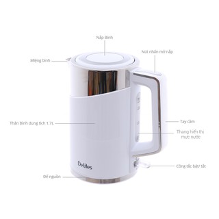 Bình siêu tốc Delites ST17DB01 1.7L