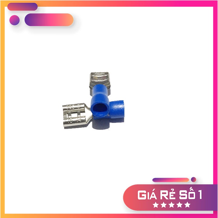 Cos gài 6.3mm, đầu cos chữ T, cốt kẹp dây, cốt nối dây điện bọc nhựa