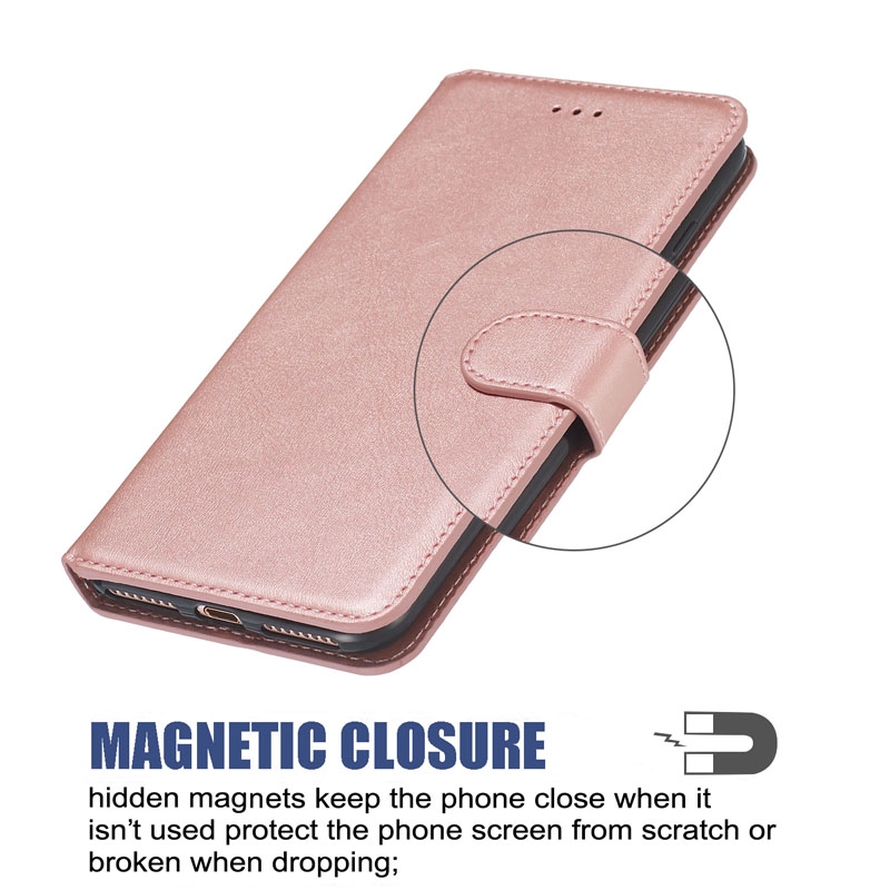 Bao da điện thoại nắp gập kiểu dáng ví đứng cho Samsung Galaxy Note 10 9 8 Pro Plus 5G A8 A6 A5 2017 2018 A750 | BigBuy360 - bigbuy360.vn
