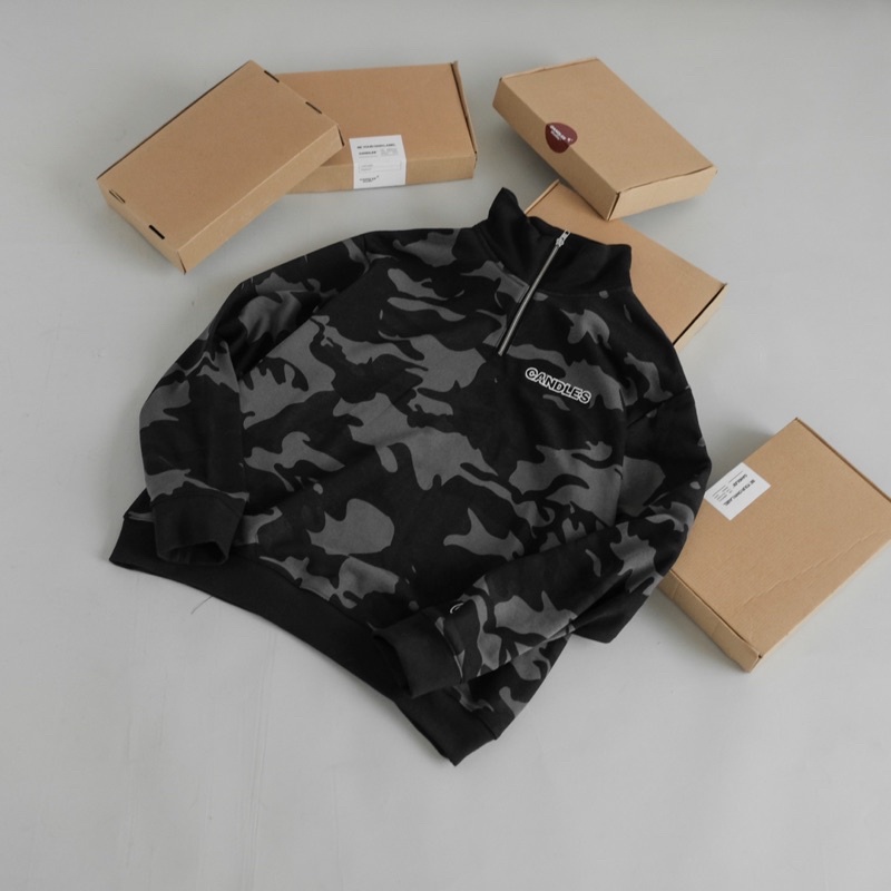 Áo sweater CANDLES Halfzip