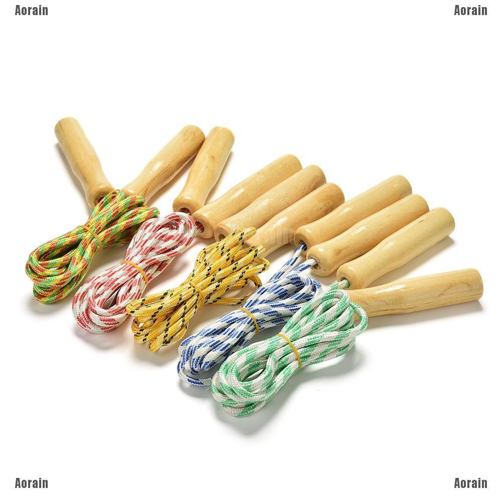 Dây Nhảy Tay Cầm Bằng Gỗ Dành Cho Trẻ Em