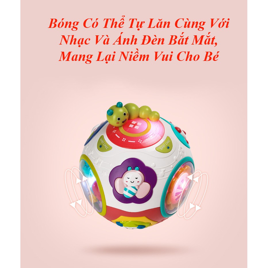 Đồ Chơi Bóng Phát Nhạc, Tự Xoay – BabyCare