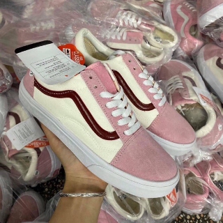 Giầy vans hồng xinh gái hàng 1:1 ( full box + free ship )
