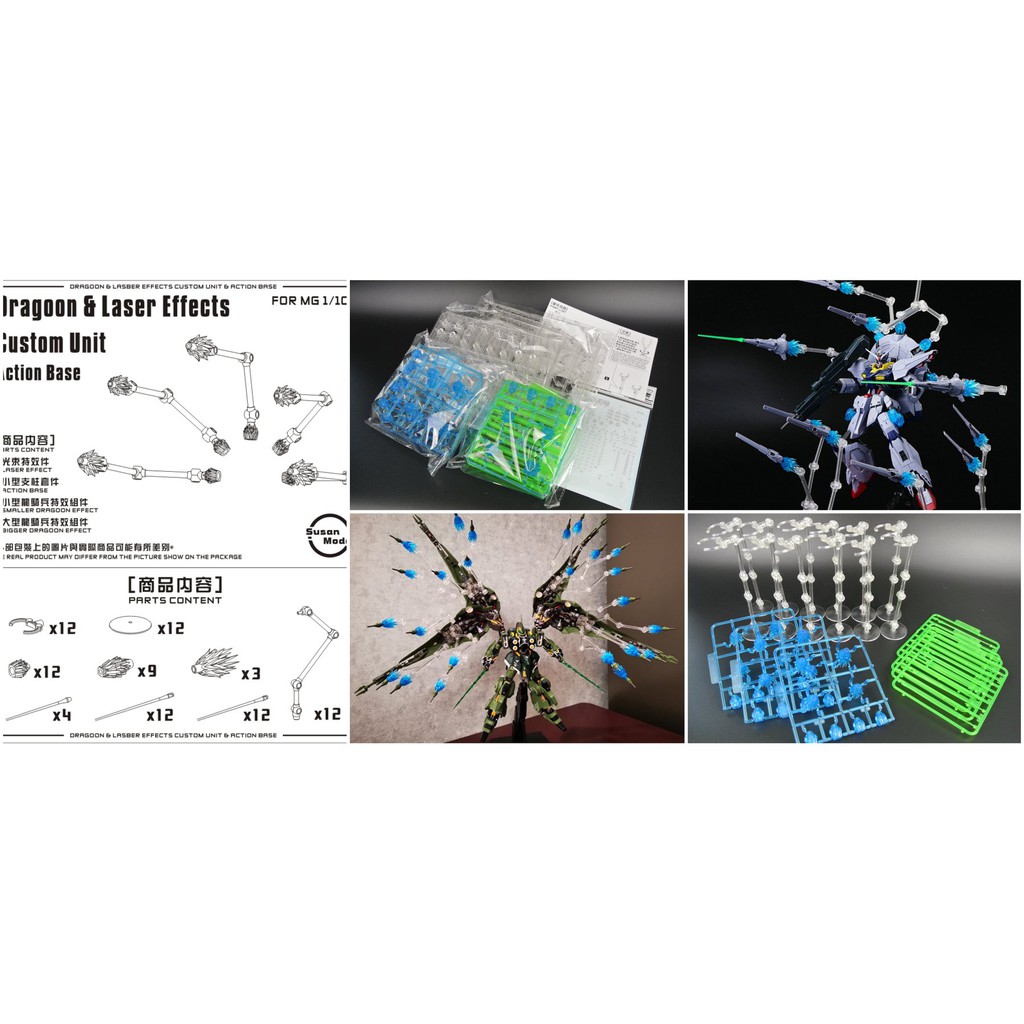 Phụ kiện Action Base Dragoon Laser Effect Custom Unit Providence Kshatriya (không kèm mô hình gundam)