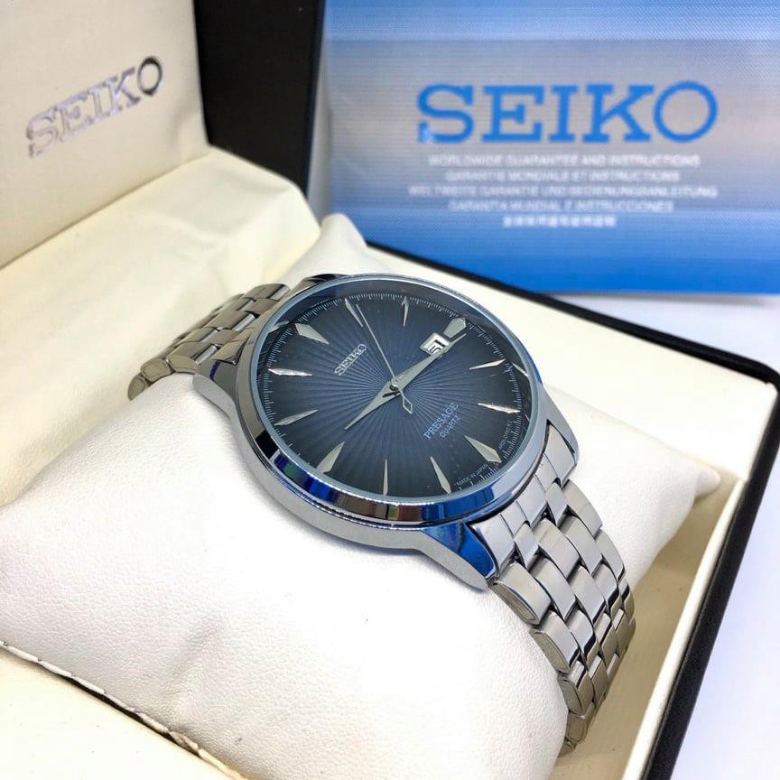 Đồng hồ Seiko nam - Khung thép không gỉ - Mặt kính cong chống sước - Giá rẻ không ở đâu rẻ hơn seiko-Shop | BigBuy360 - bigbuy360.vn