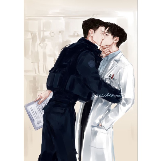 Combo bộ ảnh 6x9 fanart / chibi couple Vũ Cầm Cố Tung - Bác Quân Nhất Tiêu (Vương Nhất Bác - Tiêu Chiến)