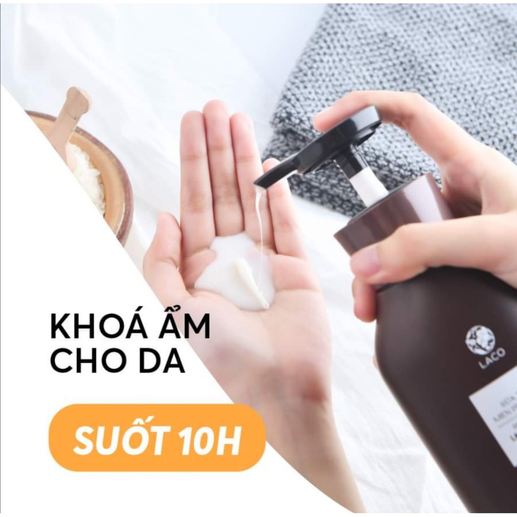 [CHÍNH HÃNG] SỮA TẮM TRẮNG DA MEN RƯỢU SAKE - LACO 290GR | BigBuy360 - bigbuy360.vn