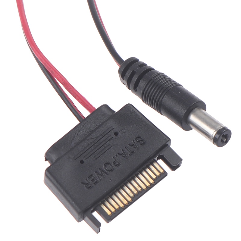 1 Cáp Chuyển Đổi Từ Đầu Đực Sang DC 5.5X2.5Mm 12V SATA Sang DC