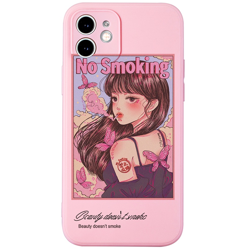 Ốp lưng JURSUE chống bẩn hoạt hình dễ thương đẹp cho iPhone 13 12 11 Pro Max SE 2020 X XR XS ip 8 7 6 6S Plus kute Y199