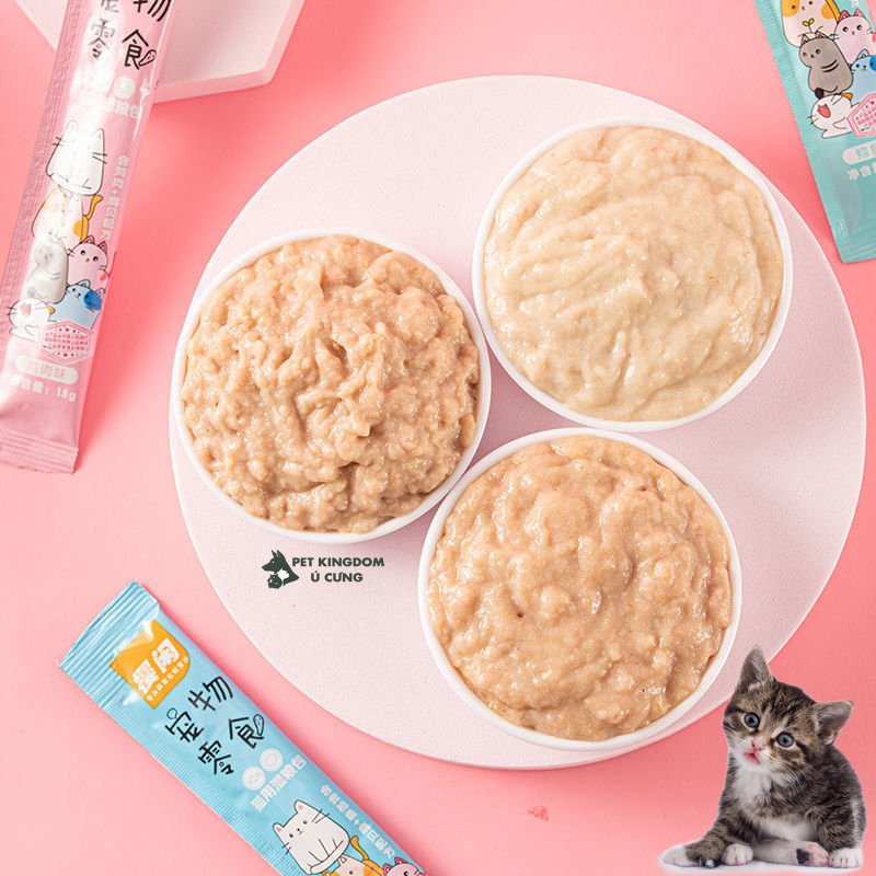 Súp Thưởng Cho Mèo Shizuka, Cat Food, Like Fish, Pet Snack 15g