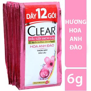 Clear men, bạc hà, hoa anh đào dây dầu gội