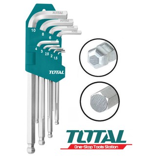 Total Bộ 9 lục giác đầu bi 1.5mm 10mm THT106291 HHK12091