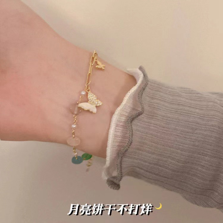 Vòng Tay Bạc Thiết Kế Đơn Giản Thời Trang Hàn Quốc Cho Nữ