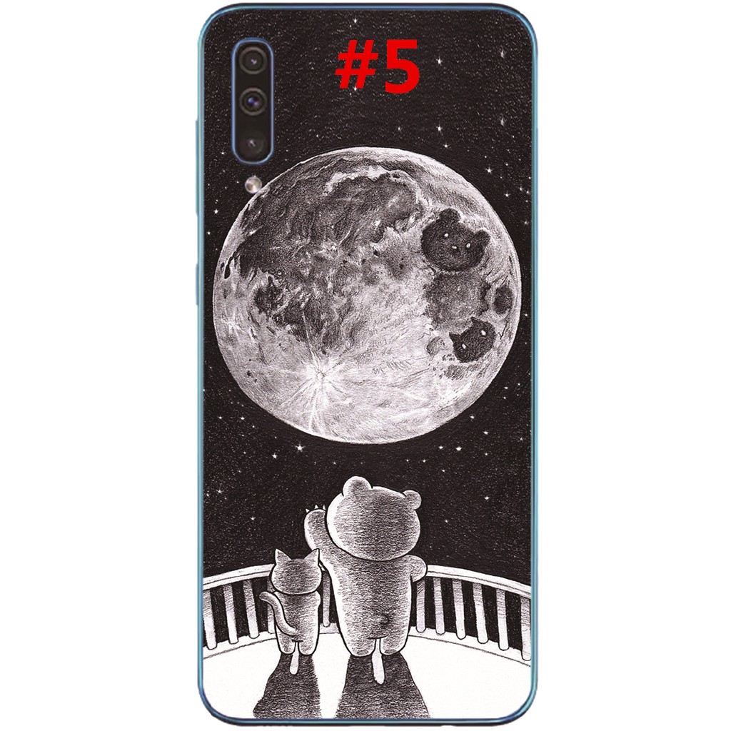 Ốp lưng in hình Starry Sky Bear Samsung Galaxy A70 A50 A30 A20 A10