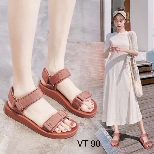 Giày sandal học sinh đế đúc dẻo siêu êm bền đẹp (kèm video và 2 ảnh thật cuối)