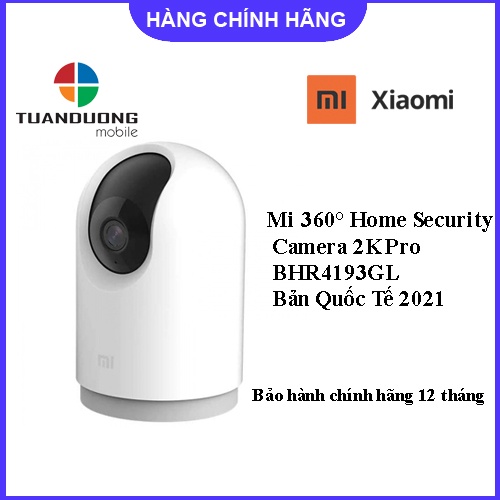 Mi 360° Home Security Camera PTZ 2K Pro  (BHR4193GL) - Bản Quốc Tế 2021 - Hàng Chính Hãng | Phân Phối Bởi DIGIWORLD