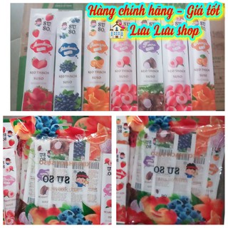 Kẹo thạch trái cây Suso bịch 24 thanh dài