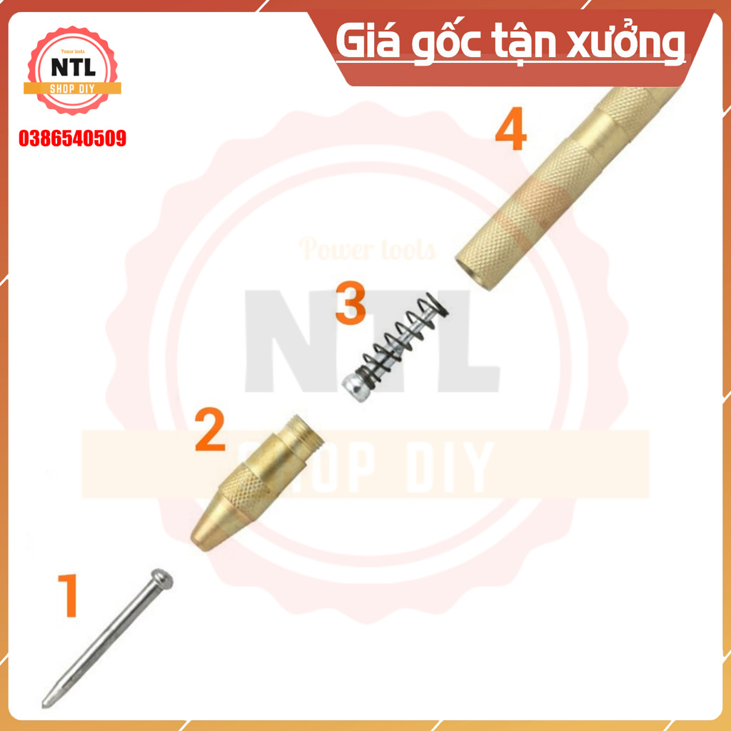Dụng cụ định vị, đục lỗ tâm, đột lấy dấu bán tự động