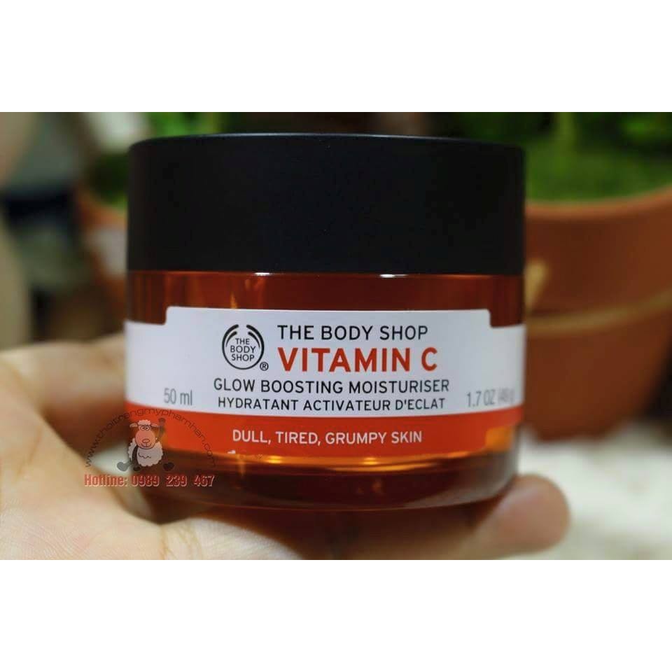 Kem Dưỡng The Body Shop Vitamin C Glow Boosting Moisturiser 50 ml