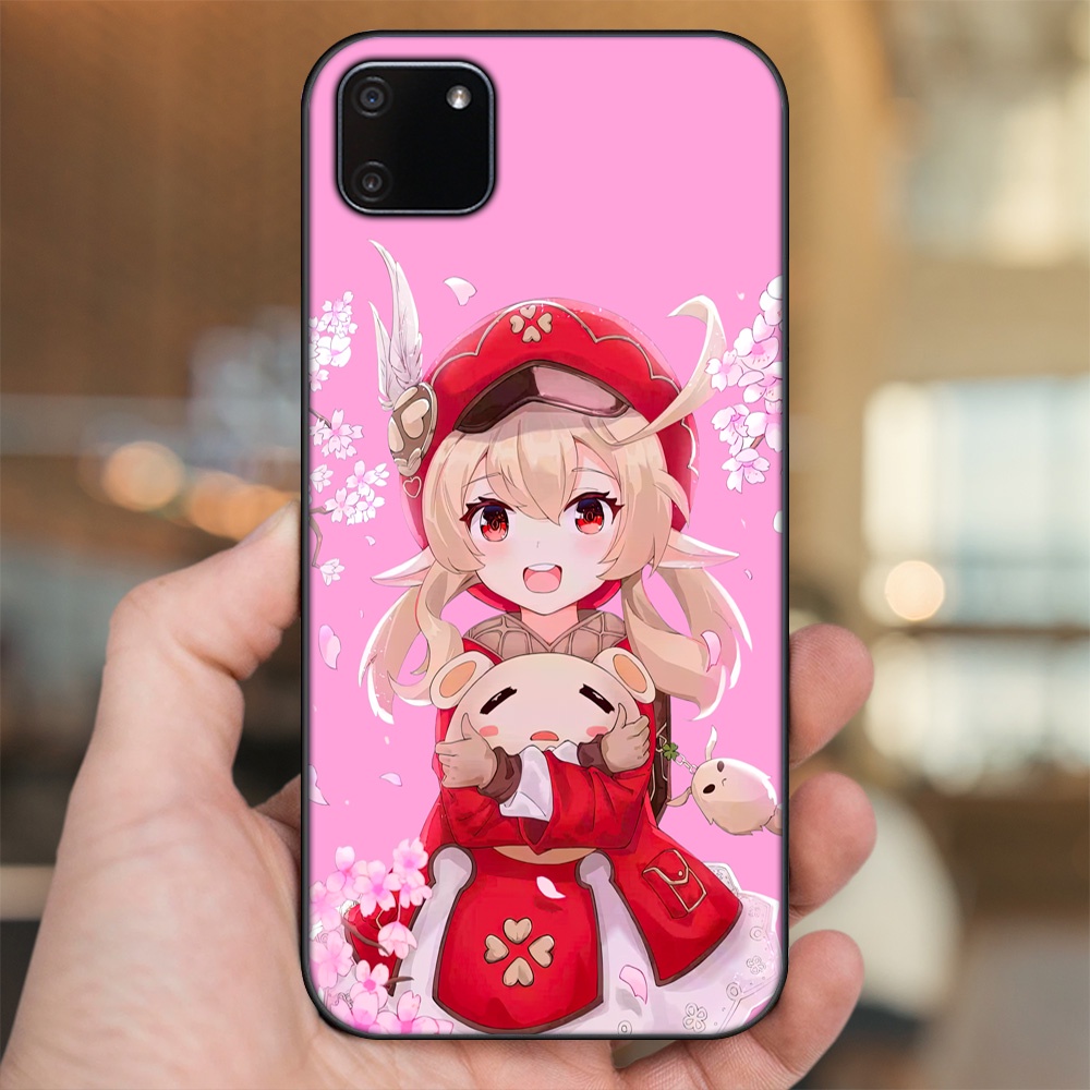 Ốp lưng Realme C11 2020 viền đen in hình Klee Genshin Impact