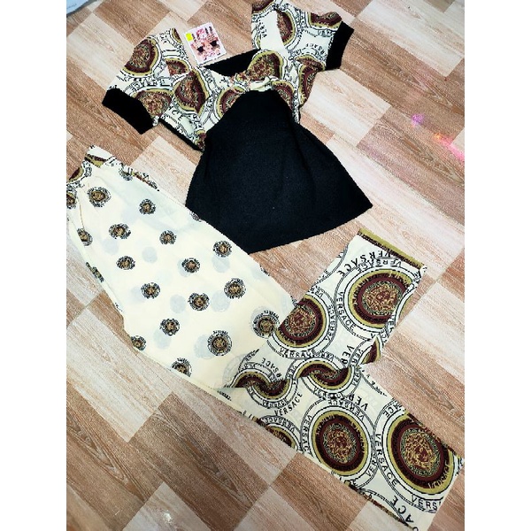 Bộ Quỳnh Anh thun borip phối mango xịn