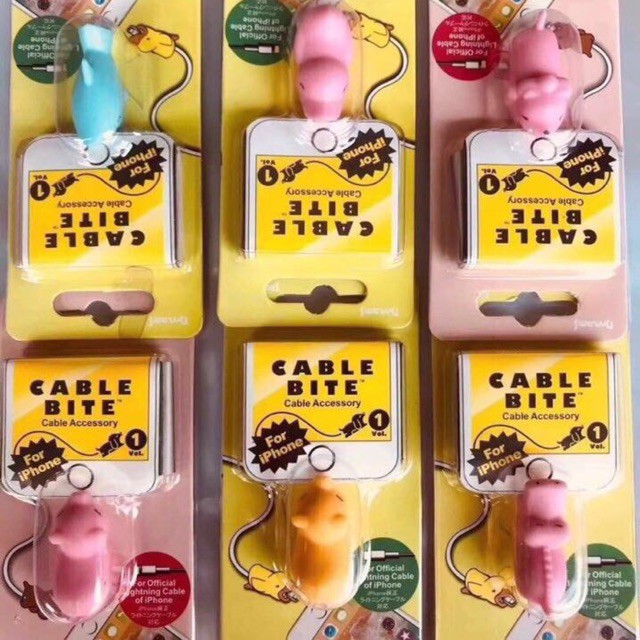 Thú bọc cáp điện thoại chống đứt hình kute
