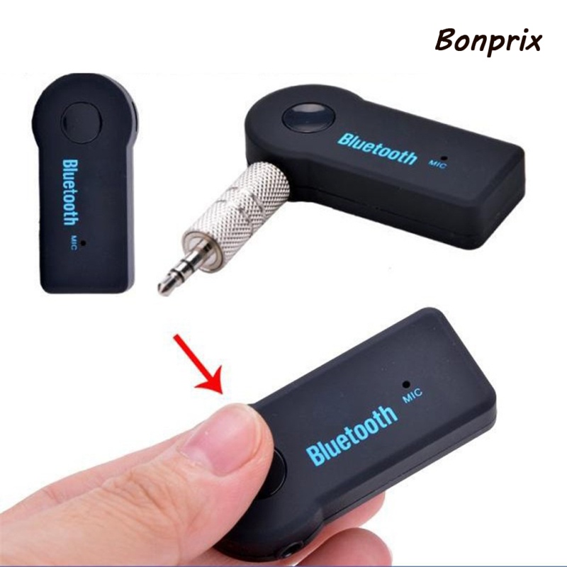 Thiết Bị Nhận Tín Hiệu Âm Thanh Bluetooth Không Dây Mini Giắc Cắm 3.5mm Dùng Trong Xe Hơi