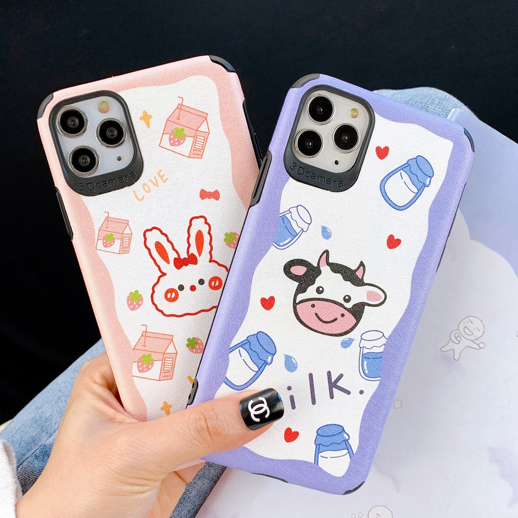 [ OPPO ] Ốp Lưng Da IMD Milk Happy - R088 | BigBuy360 - bigbuy360.vn