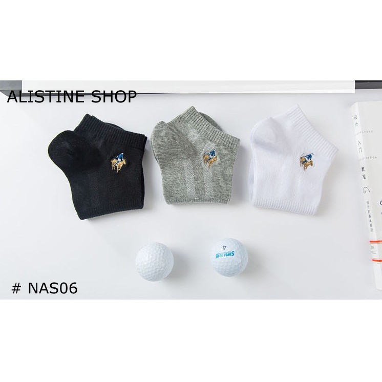 Combo 5 đôi vớ  thể thao nam cao cấp Polo.