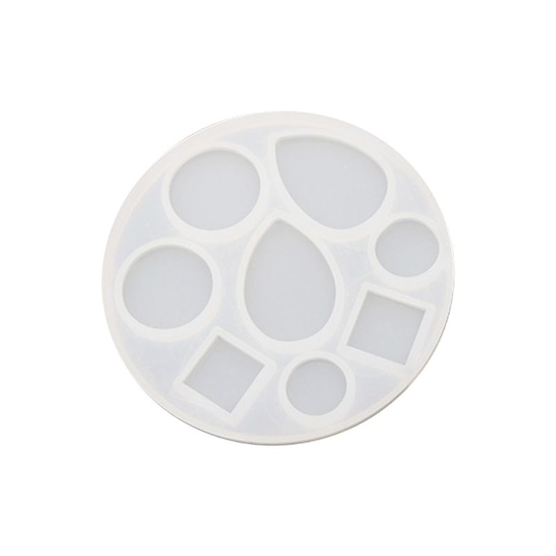 Khuôn Làm Trang Sức Hình Oval Bằng Nhựa Epoxy Độc Đáo