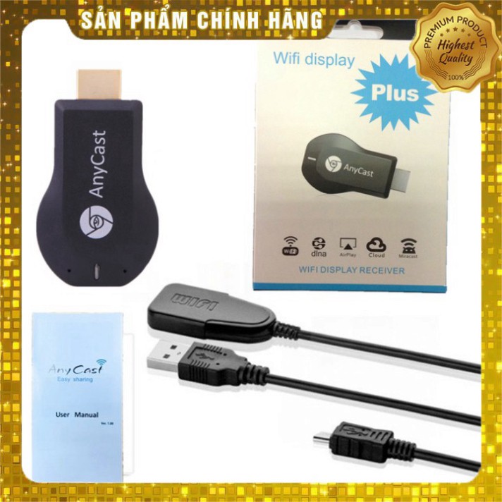 (Xả Kho) HDMI không dây AnyCast M2 Plus - TỐC ĐỘ CỰC NHANH Sản phẩm chất lượng