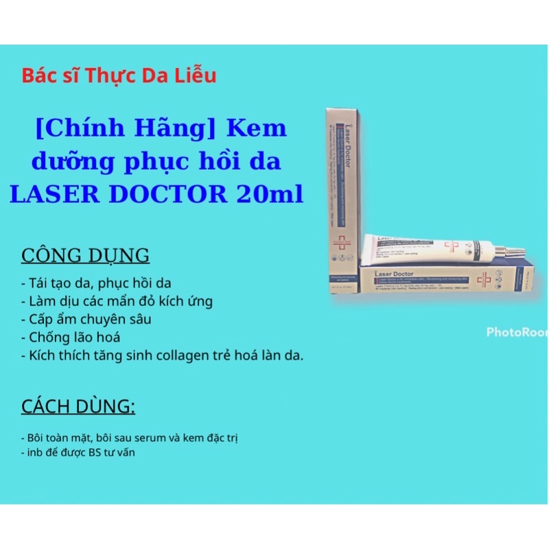 Laser Doctor 20ml - Lotion Cấp Ẩm Chuyên Sâu, Phục Hồi Và Tái Tạo Da