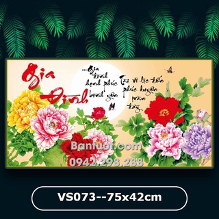 Tranh đính đá Gia đình
