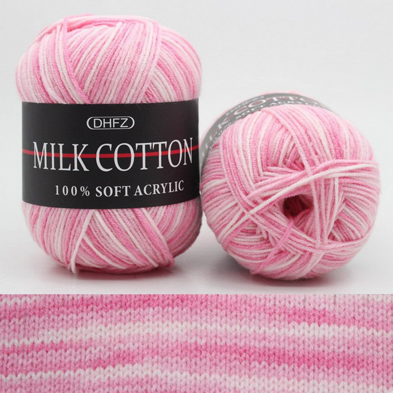 Cuộn len cotton siêu mềm 23 màu tùy chọn