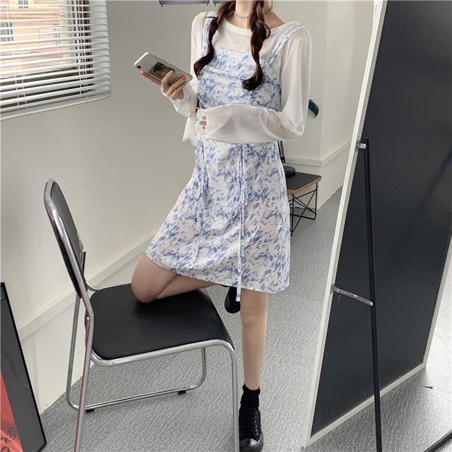 Bộ áo tay dài + chân váy thời trang quyến rũ cho nữ | BigBuy360 - bigbuy360.vn