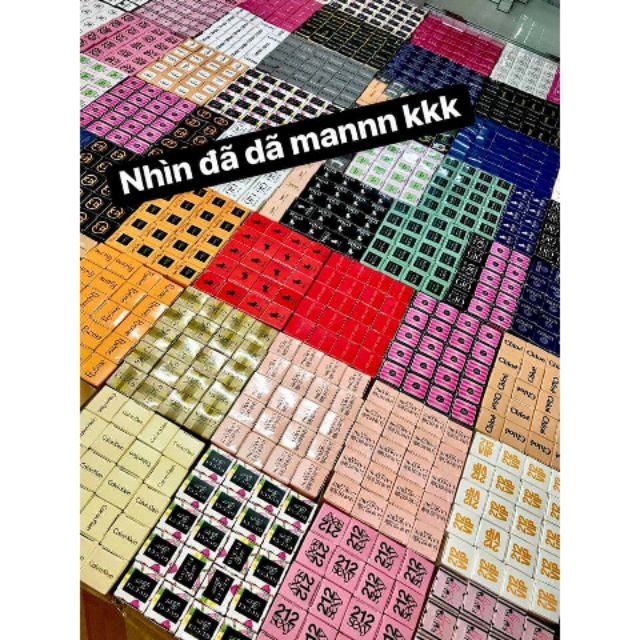 Combo 45 chai nước hoa chiết