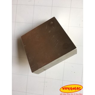 Nam châm đất hiếm 100 x 100 x 30mm lực từ cực mạnh hơn 7000G