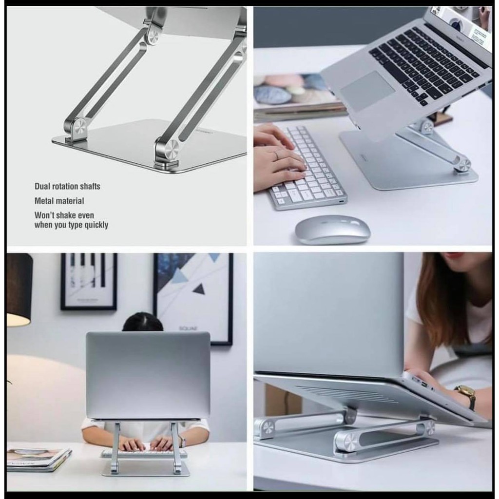 Giá đỡ tản nhiệt cho Macbook Laptop (9 inch đến 17 inch) hiệu Nillkin ProDesk Adjustable Laptop Stand